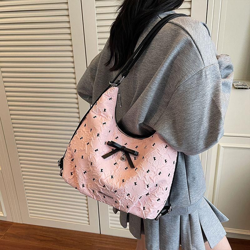 Bolsa tote feminina Amy Rabbit 2025, nova moda, simples, estilosa, texturizada, para viagem, com design de nicho, versátil_voghion.com