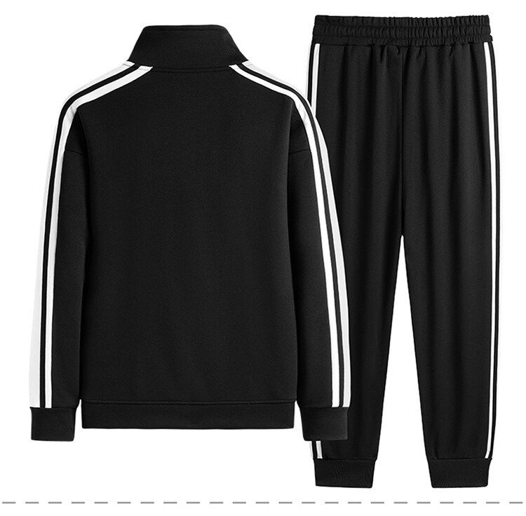 Men's Sportswear Two-Piece Set - Lightweight Comfortable Running Tracksuit For Casual & Active Lifestyle (Black, Grey, Camel)_voghion.com