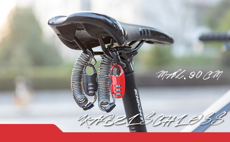Lucchetto per casco ROCKBROS, lucchetto per mini bici e moto, lucchetto a cavo, lucchetto a combinazione_voghion.com