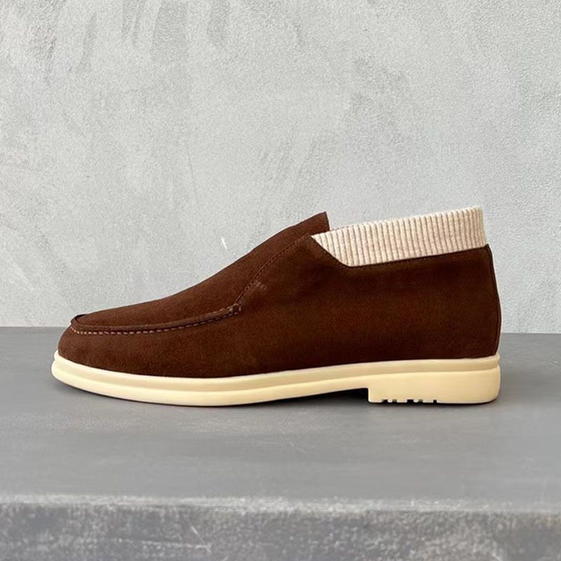 Erkekler İçin Yeni Stil Yeni Slip-On Loafer'lar, Düz, Şık, Günlük, Çok Yönlü, Hafif ve Rahat Ayakkabılar_voghion.com