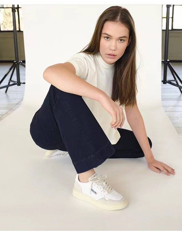 Damskie buty typu White Tail, wiosenne nowe skórzane płaskie buty EPT Board Trend_voghion.com