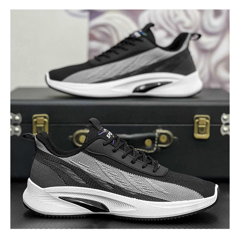 2024 Neue atmungsaktive dünne Mesh-Fliegenweberei Sport Freizeit Laufschuhe Coconut Putian Frühling und Herbst Trendy für Männer_voghion.com