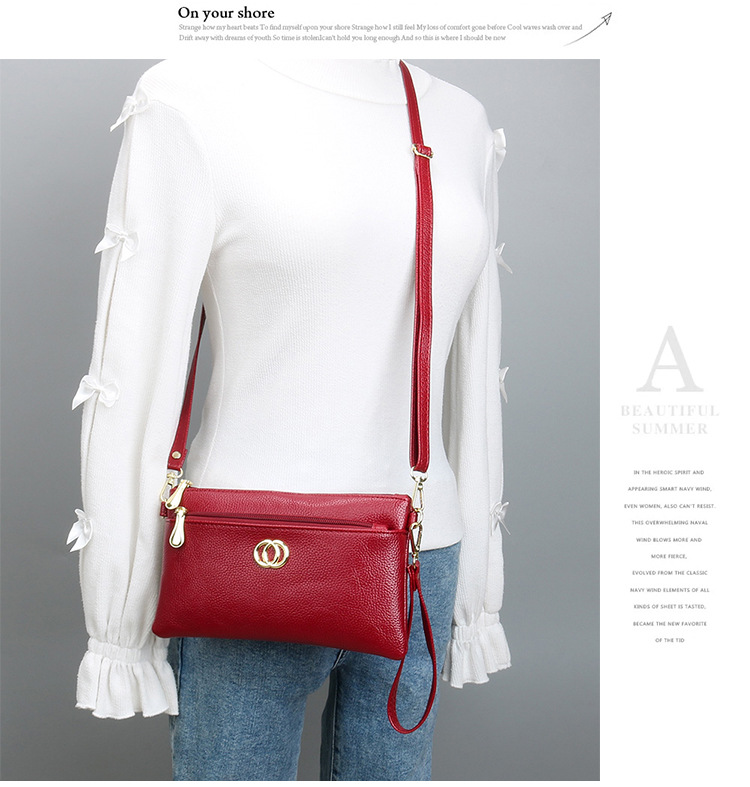 Nuova borsa a tracolla da donna floreale Borsa a tracolla da donna semplice in stile coreano moda semplice pochette per cellulare borsa portamonete_voghion.com