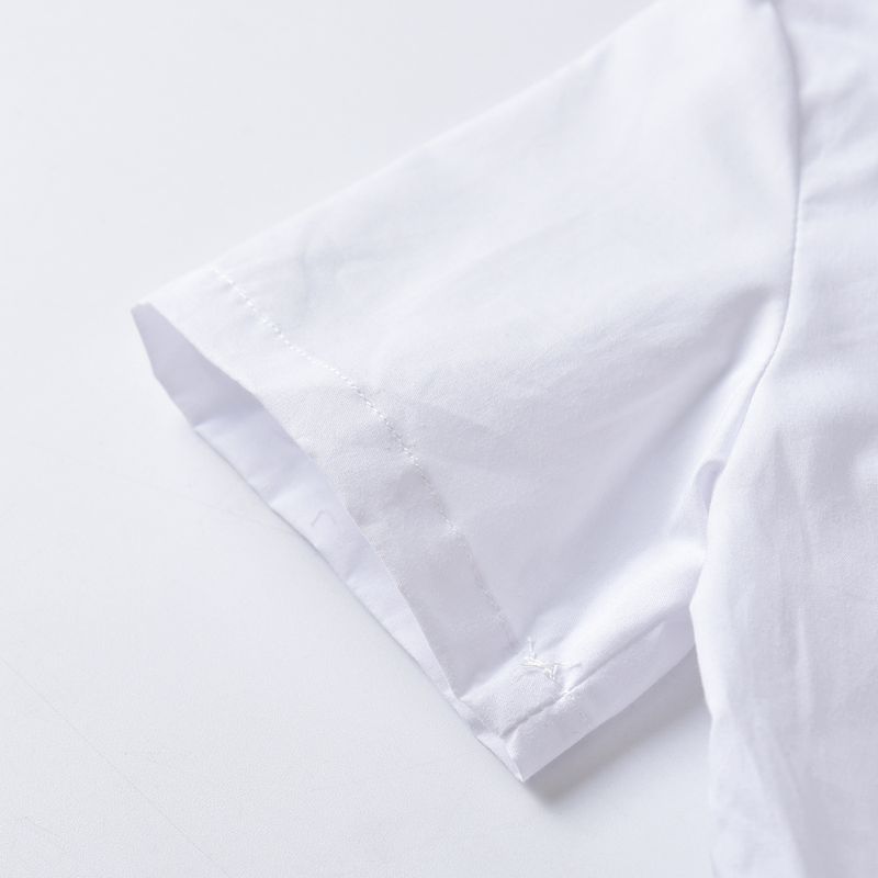 Children's Cotton Short-sleeved Shirt Boys Baby Children Short-sleeved Shirt Outside The Dress_voghion.com