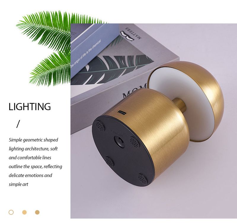 Lampade da tavolo a LED, ricaricabili tramite USB, con dimmer touch, luce notturna a 3 colori, senza fili, per camera da letto, comodino, luce decorativa_voghion.com