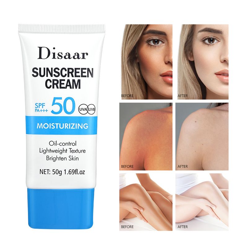 Disaar50g Sonnenschutzcreme für Beine und Arme, volle Box, Sonnenschutzcreme_voghion.com