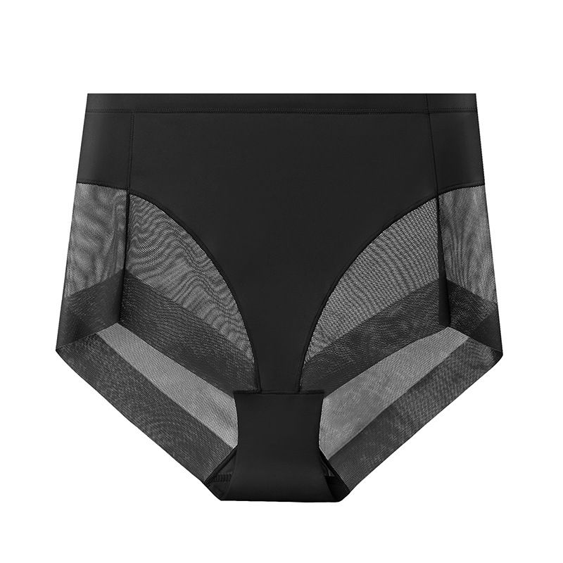 Women's Intimates Sexy Lace High Waist Large Size Abdomen Lifting Hip Breathable Pure Cotton Crotch Girls Briefs_voghion.com