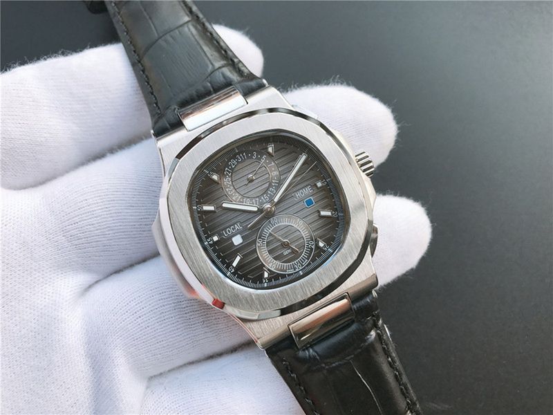 Montre pour hommes Nautilus de conception de luxe mécanique automatique_voghion.com