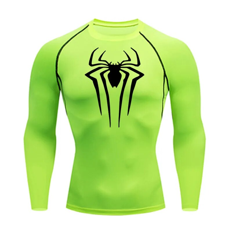 Sun Protection Sports Second Skin Running T-shirt Men's Fitness Rashgarda MMA Long Sleeves Compression Shirt Workout Clothing_voghion.com