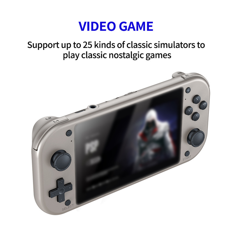 Hitech 1 Set M17 Retro-Handheld-Spielkonsole 64G/128G 4,3-Zoll-Bildschirm Tragbarer Pocket-Videoplayer für Unterhaltung_voghion.com