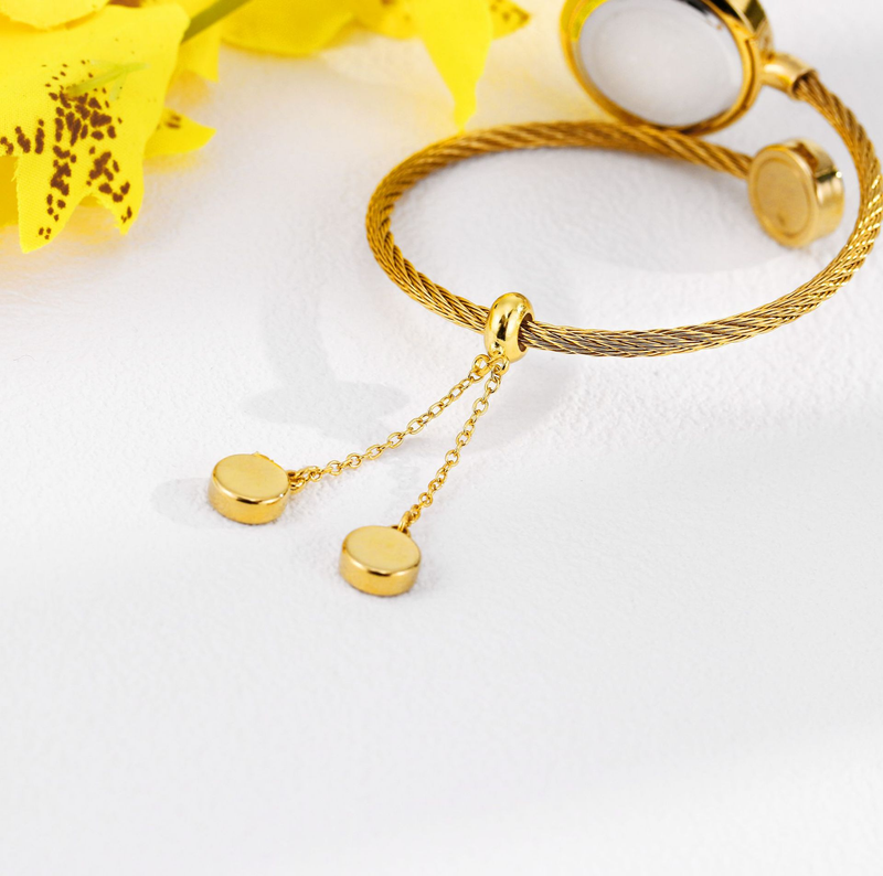 Orologio da donna di alta gamma, in stile francese, con ciondolo e bracciale avvolto, piccolo_voghion.com
