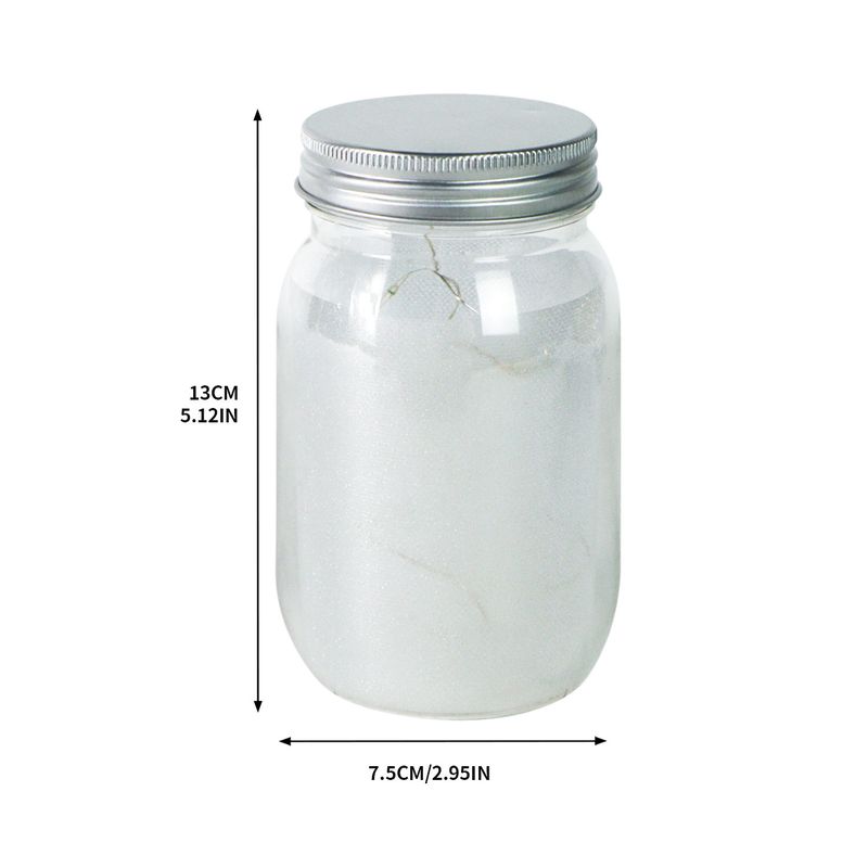 Scatola per batterie AAA transfrontaliera Coperchio per barattolo di vetro Stringa di luci in filo di rame Decorazione natalizia Stringa di luci con tappo di bottiglia stampabile_voghion.com