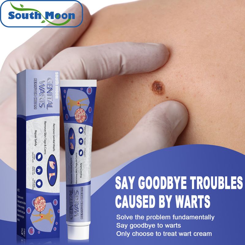 South Moon Monkey Yuke para manos, pies, verrugas filamentosas carnosas faciales, verrugas genitales y crema supresora de verrugas_voghion.com