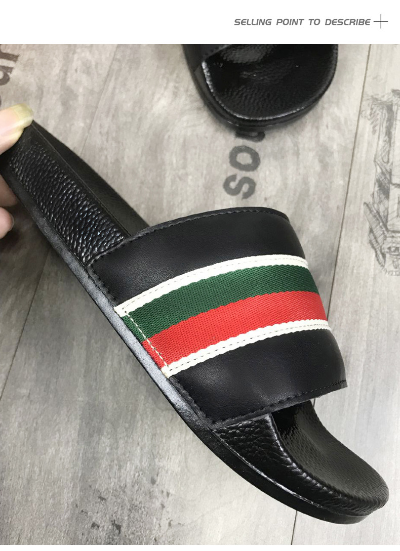 Factory Wholesale Men's Summer Outdoor Wear Trendy Brand Personality Outdoor net red super fire non-slip wear-resistant going out word sandals_voghion.com