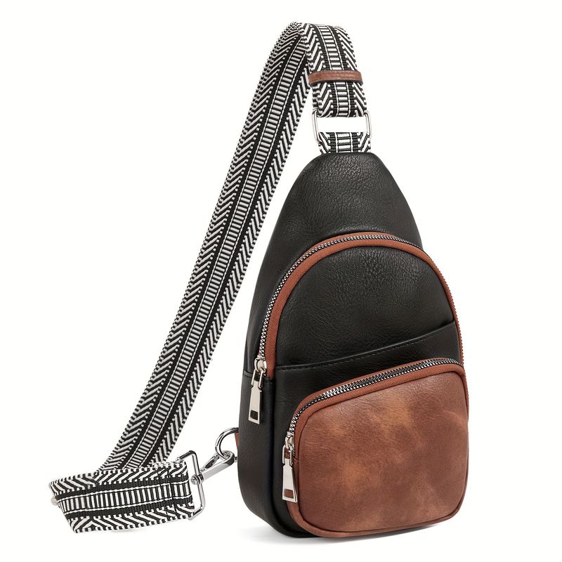 Piccola borsa a tracolla da donna in pelle 2025, borsa da torace con tracolla per chitarra_voghion.com