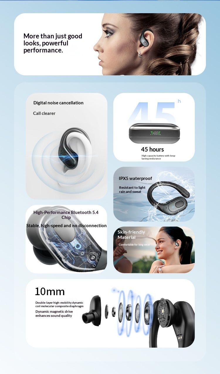 NeoGear Premium Trendy New Smart Noise-Canceling Over-Ear Wireless Ultra-Clear Cinema-Level Bluetooth Headphones_voghion.com