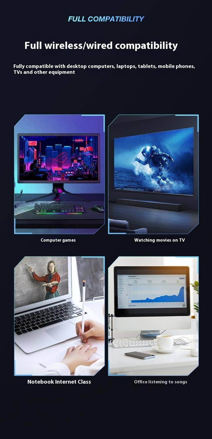 Hewitt Computer Audio, Computer, Home Desktop Laptop, Wired Speaker, Subwoofer, High-quality Audio_voghion.com