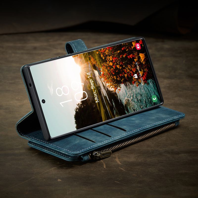 Applicable to Samsung S23ultra Phone Case Flip Wallet New A15 Protective Case Multi-Functional S24 Leather Case Card Holder_voghion.com