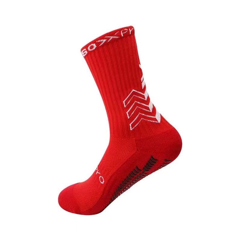Performance-Fußballsocken mit dicker Frottee-Polsterung – rutschfest, atmungsaktiv und schnelltrocknend für Männer und Frauen – Laufen, Training und Sport _voghion.com