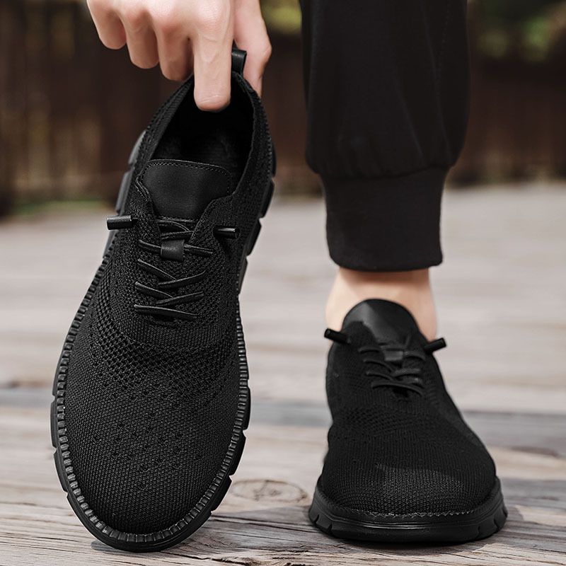 Nuove scarpe estive traspiranti in rete comode da uomo, casual, di grandi dimensioni_voghion.com