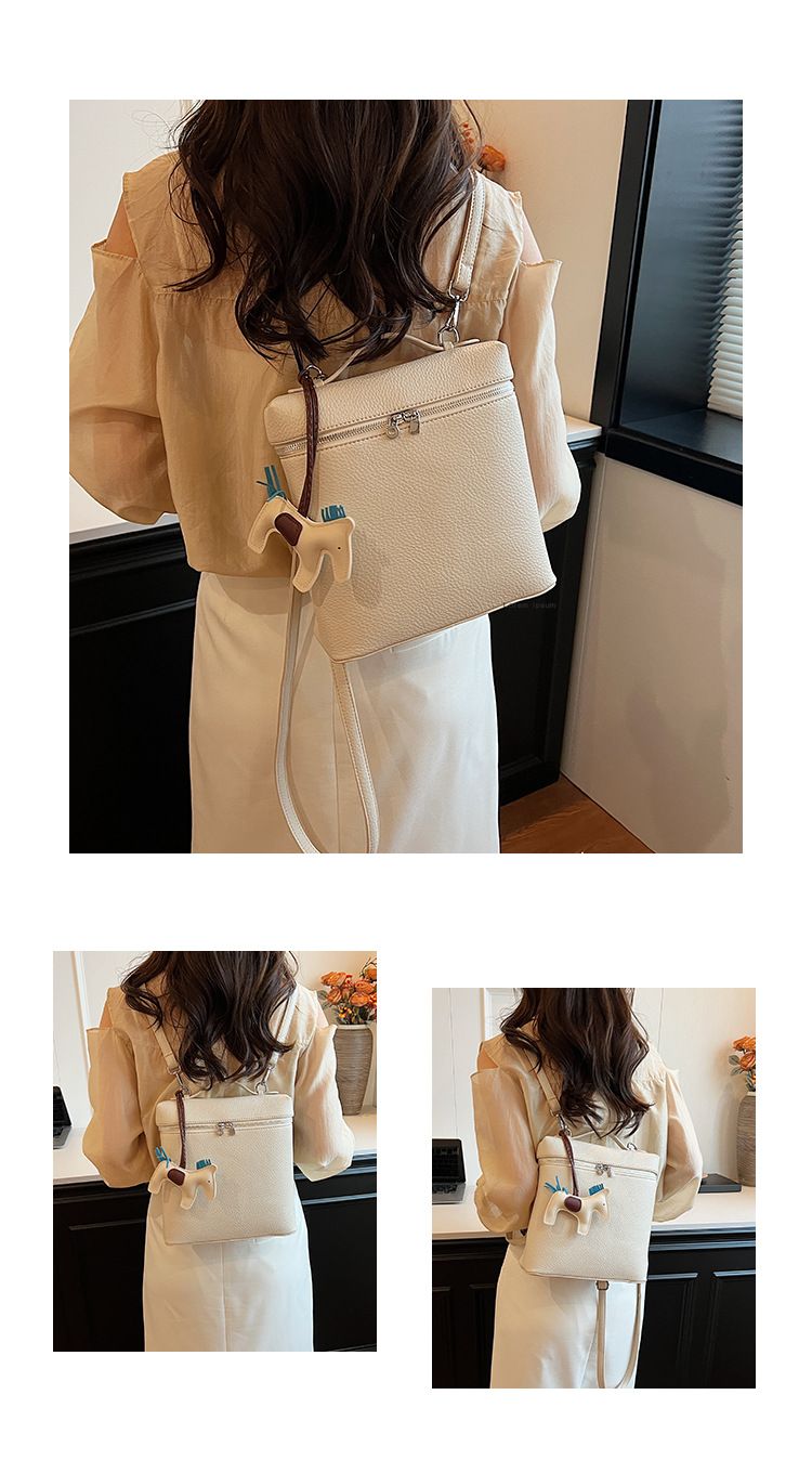 Shoulder for women 2024 new style, niche texture, simple white, college commuting handbag, single shoulder bag_voghion.com