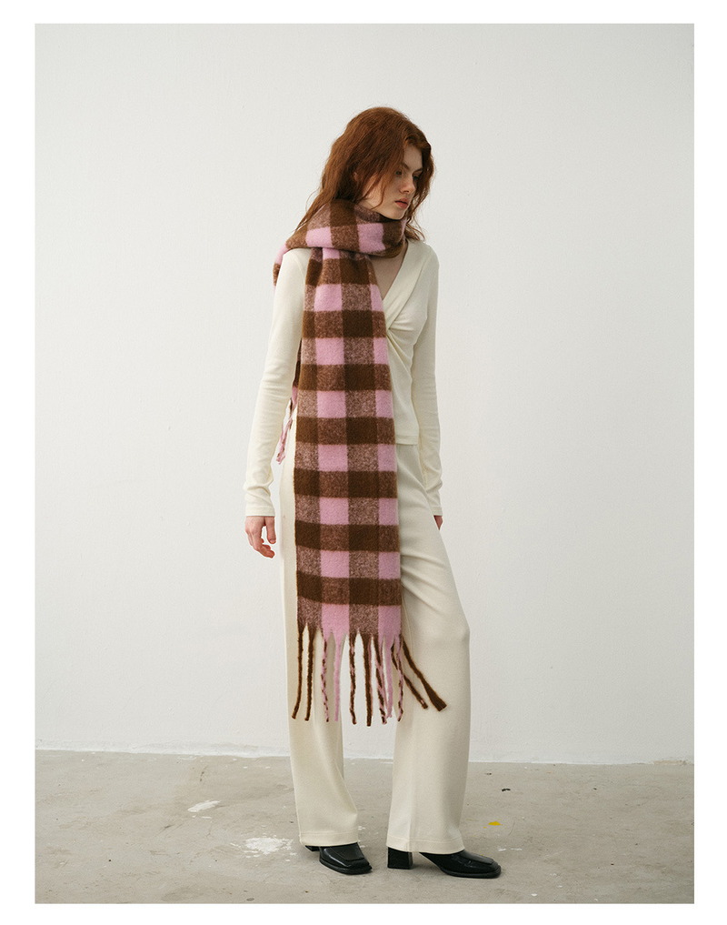 Verdickter klassischer Kaschmirschal mit großem Karomuster für Damen, weicher Winterschal mit Schachbrettmuster_voghion.com