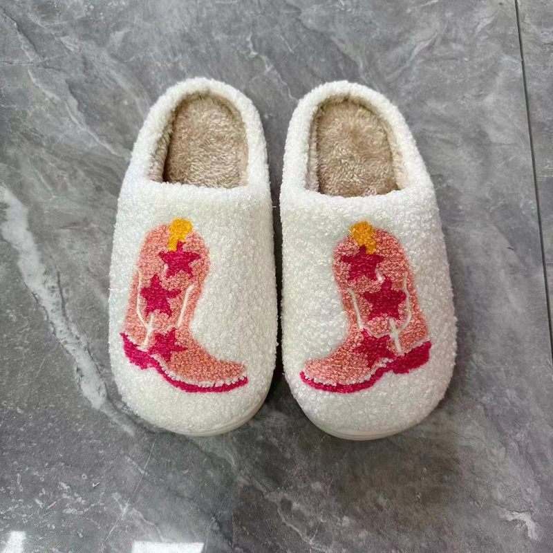 Scarpe da casa antiscivolo unisex regolabili con punta chiusa per camera da letto autunnale, termiche, lavabili in lavatrice_voghion.com