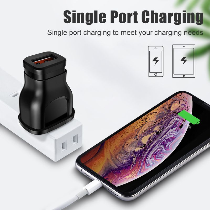 Music Festival 1A 5W enkelport allt-i-ett USB-telefonladdare, smartphone reseladdningshuvud_voghion.com