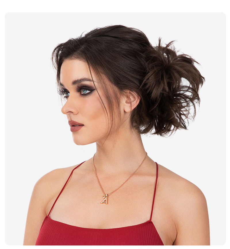 Kunsthaar Neues Stück für Damen mit verstellbarem Kammeinsatz aus Hochtemperaturseide_voghion.com