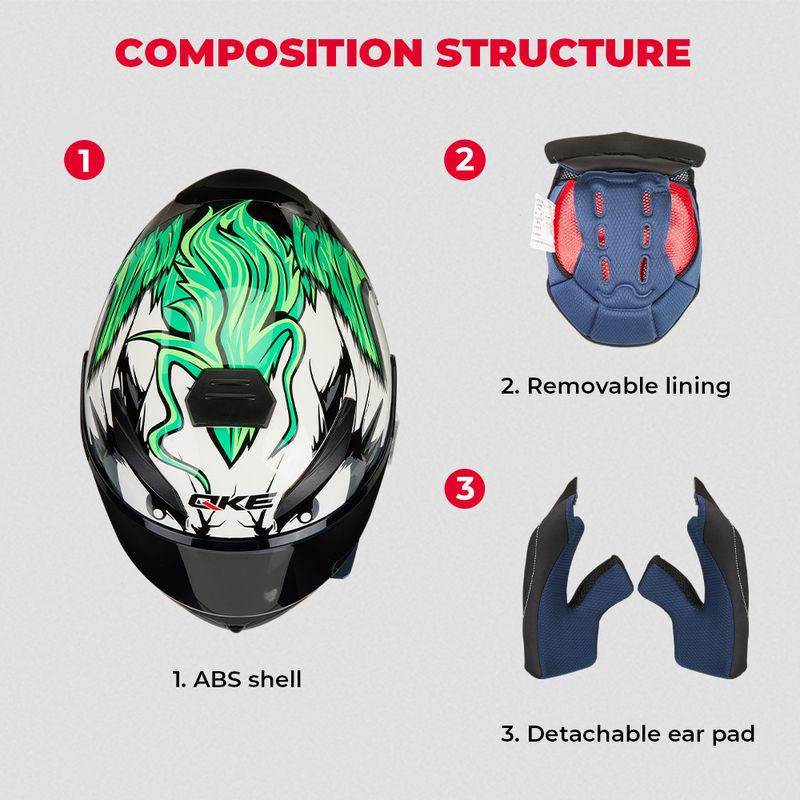 Motorradhelm Clown Full Face Racing Motocross Helm Flip Up Moto Erwachsene Motorrad Street Touring Reiten Casco Capacete_voghion.com