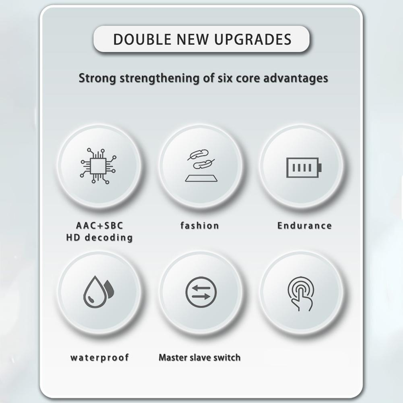 SP28 TWS E90 Mini ausīs ievietojamas austiņas Pilnībā caurspīdīgas bezvadu Bluetooth austiņas Mūzikas austiņas 5.3 digitālais retro displejs D3F6_voghion.com