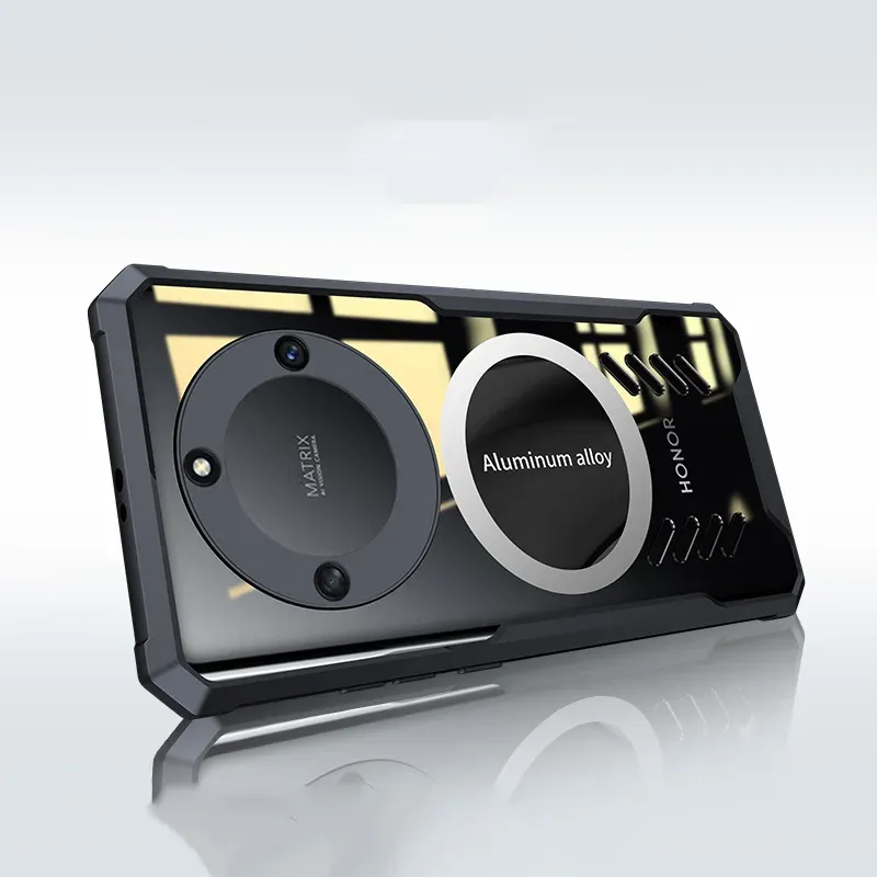 Custodia per PC con dissipazione del calore in grafene per Honor X40 X50 X30 GT, custodia protettiva trasparente anti-caduta e traspirante_voghion.com