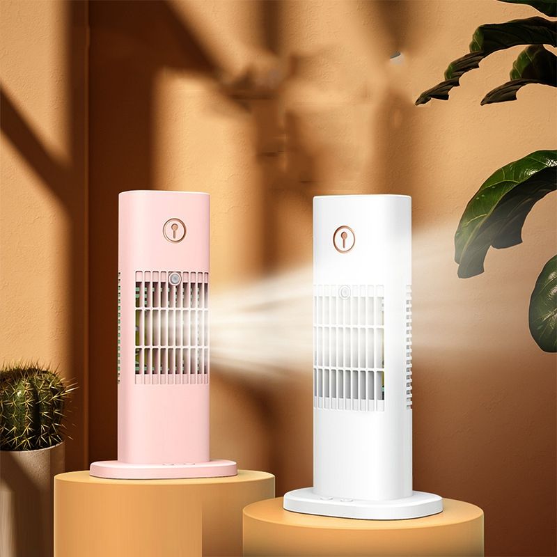 D3 Home USB léghűtő, víz hozzáadású asztali toronyventilátor, párásító, permetező ventilátor (fehér)_voghion.com