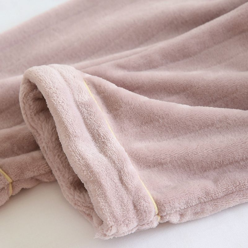 Calças de maternidade ultramacias com suporte para barriga - Calças térmicas de flanela grossa para gravidez e pós-parto (várias estampas e tamanhos)_voghion.com
