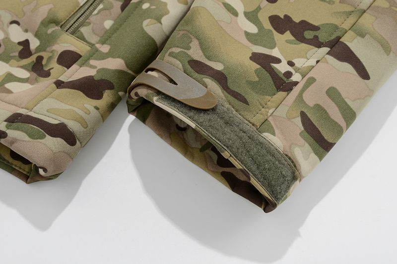 Men’s Softshell Jacket – Tactical Camo Windbreaker With Fleece Lining (S-3XL, 7 Colors)_voghion.com
