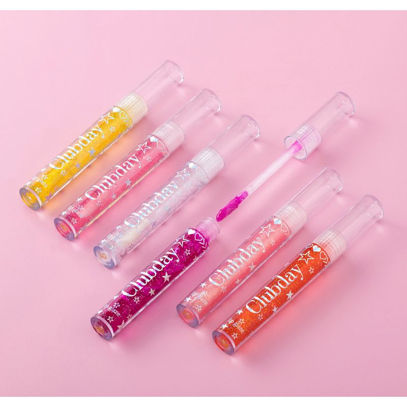 Aceite labial hidratante Clubday - Acabado brillante tipo espejo, brillo labial hidratante con ácido hialurónico_voghion.com