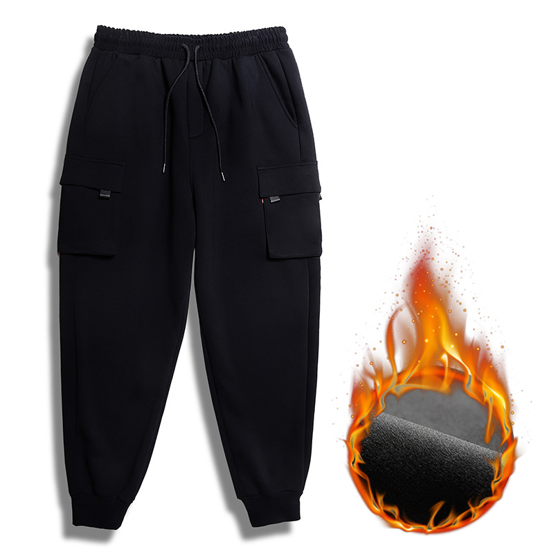 Men's Clothes Organ Bag Long Sweatpants Casual Pants Small Foot Pants_voghion.com