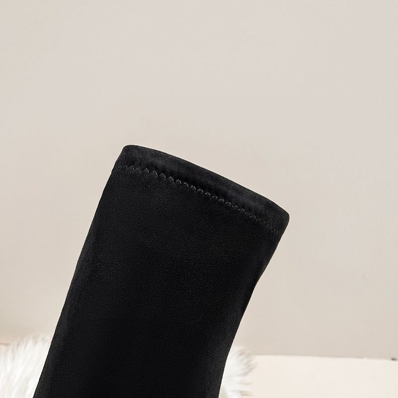 Novas botas altas de outono e inverno salto agulha elástico botas longas pontiagudas_voghion.com