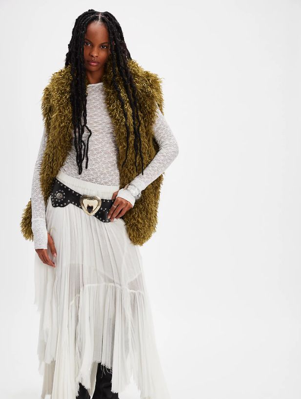 Women’s Faux Fur Vest – Trendy Winter & Autumn Layering Staple (Olive/Black/Apricot, S-XL)_voghion.com