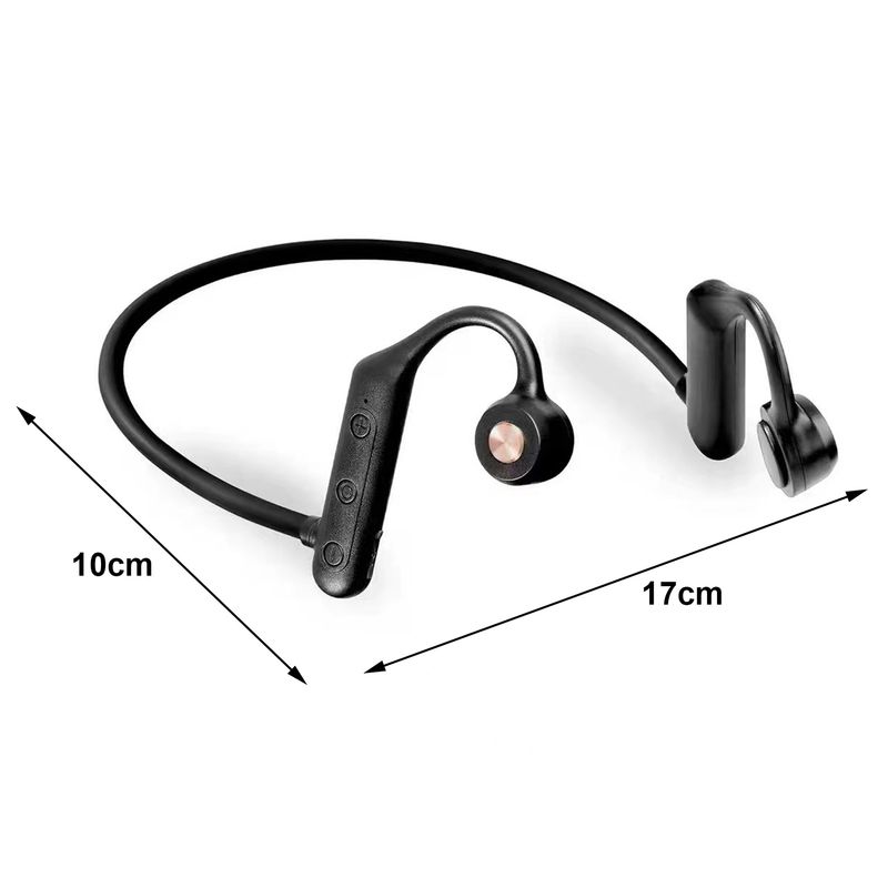 Bežične slušalice s kukicom za uho, koštana vodljivost IPX5, vodootporne 3D stereo sportske Bluetooth kompatibilne 5.0 slušalice za mobilne uređaje_voghion.com