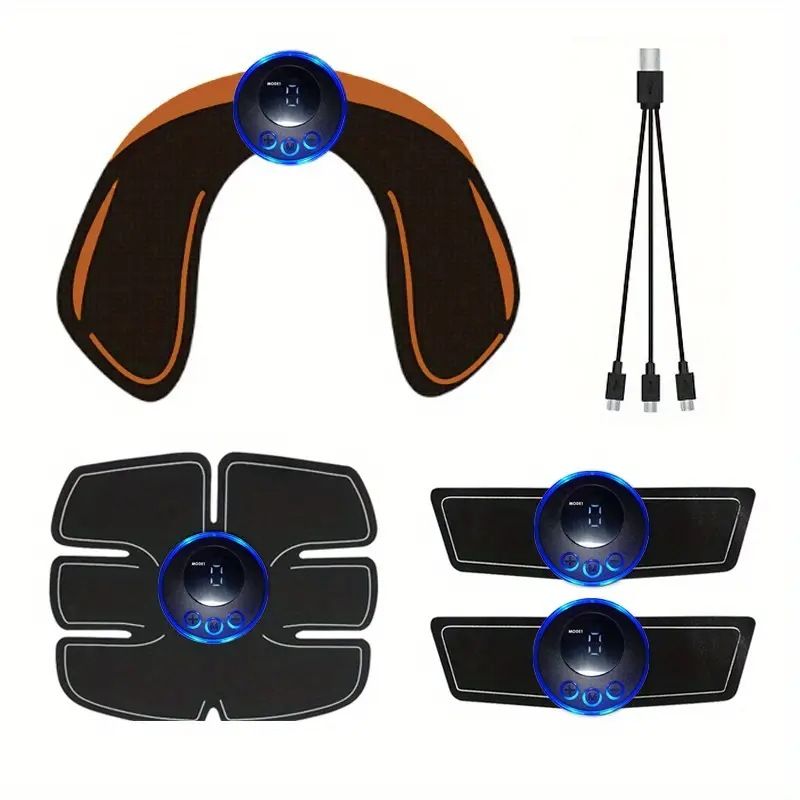 New Smart EMS Trainer Home Exercise Fat Reduction Machine Lazy Fitness Equipment Abdominal Muscle Patch_voghion.com