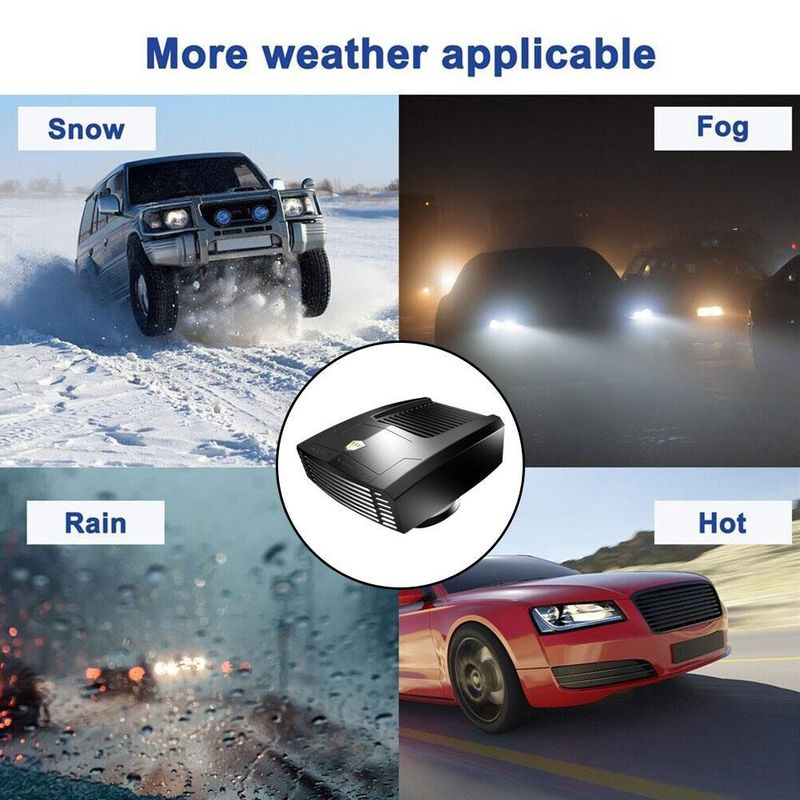 Riscaldatore elettrico 12/24V per vetri auto, sbrinamento e riscaldamento invernale_voghion.com