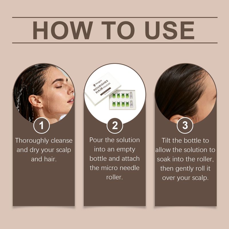 HOEGOA Scalp Care Essence nährt die Follikel, stärkt sie, reduziert Haarbruch und macht das Haar natürlich weich und glänzend_voghion.com