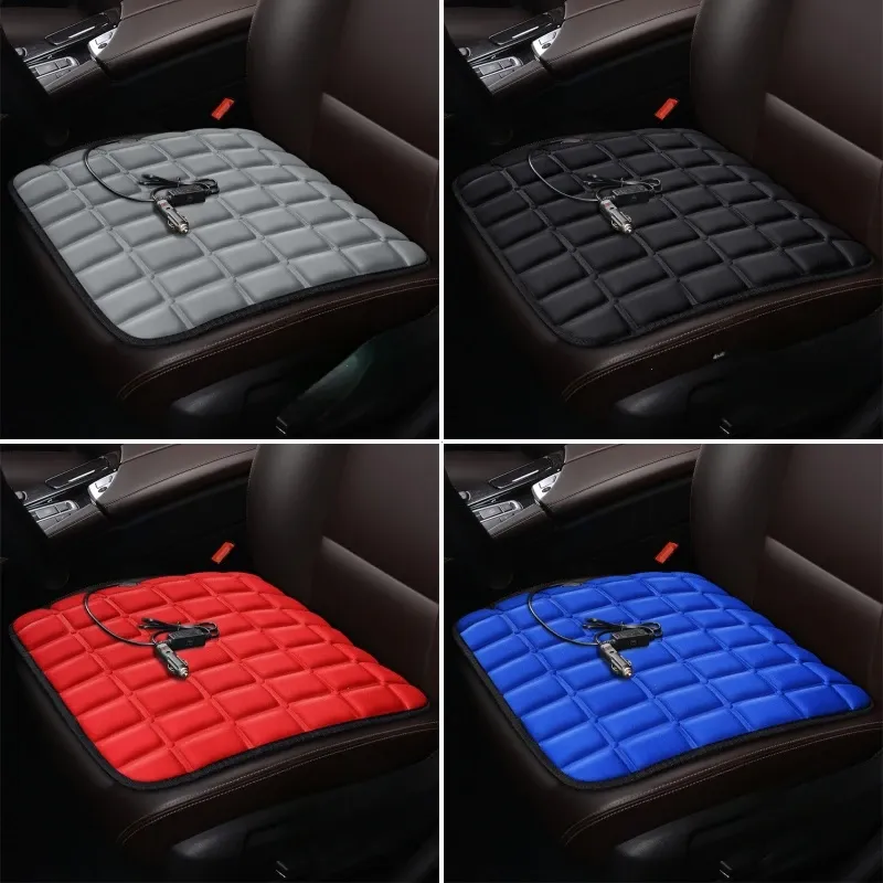 12V Heated Cover 3 Gear Adjustable Temperature Electric Pads 40W Car Heating Pad Fast-Heating Seat Cushion_voghion.com