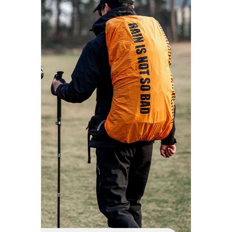 HIKEMAN Wasserdichte Rucksackhülle – Universeller Regenschutz zum Wandern/Camping (20–50 l) | Gut sichtbare Reflektorstreifen_voghion.com