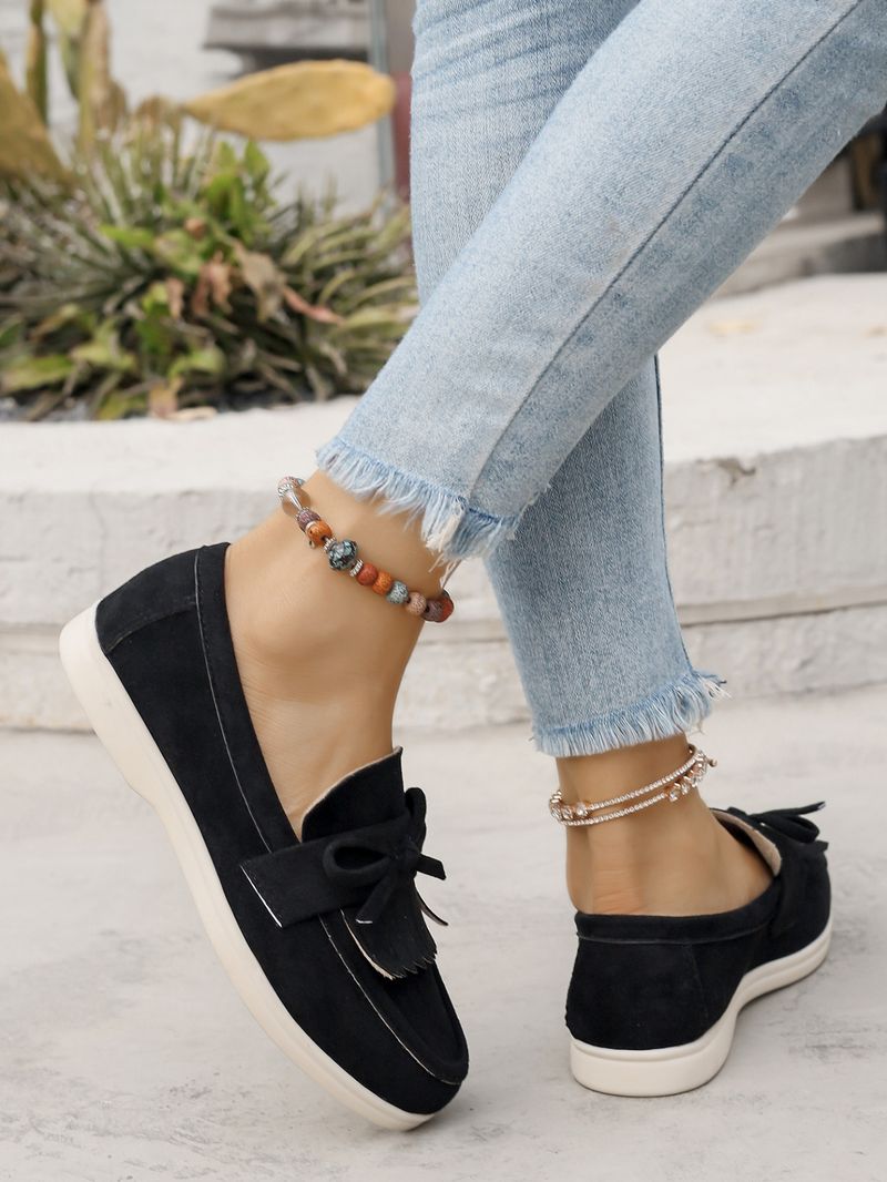 SHLIANG New Loafers Women's Soft Leather Retro Lazy Step On Thick Sole Flat Bottom Comfortable Single Casual Shoes Y0616_voghion.com