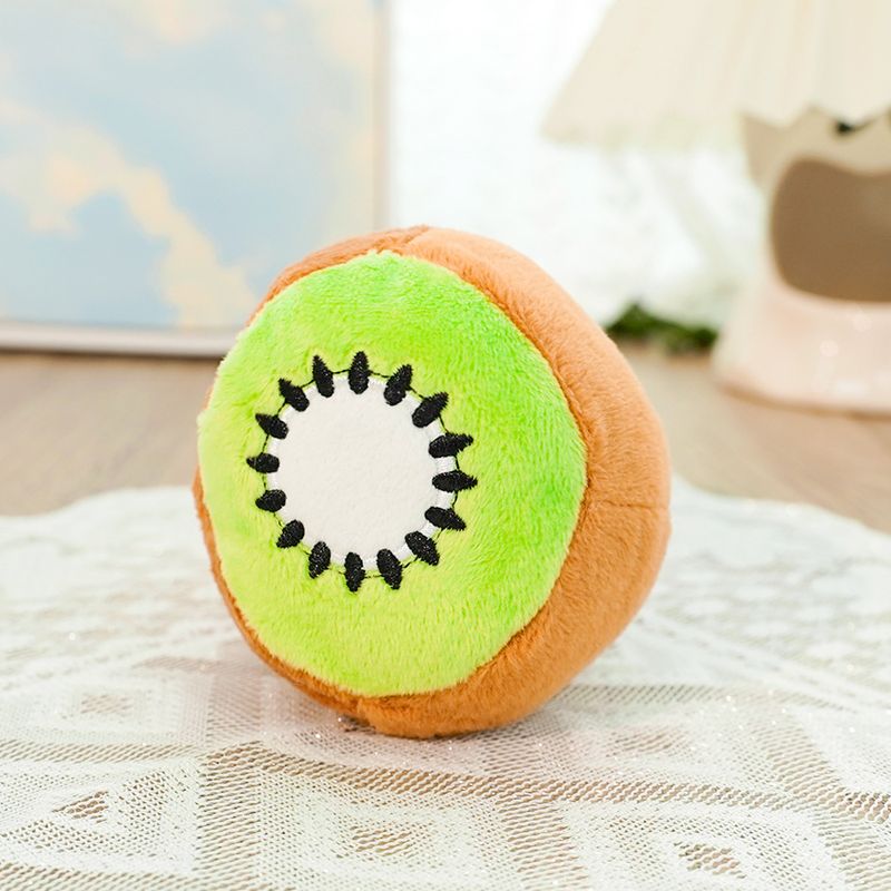 Pet Plush Avocado Sound Toy Teething Boredom Relief Dog Cat Supplies_voghion.com