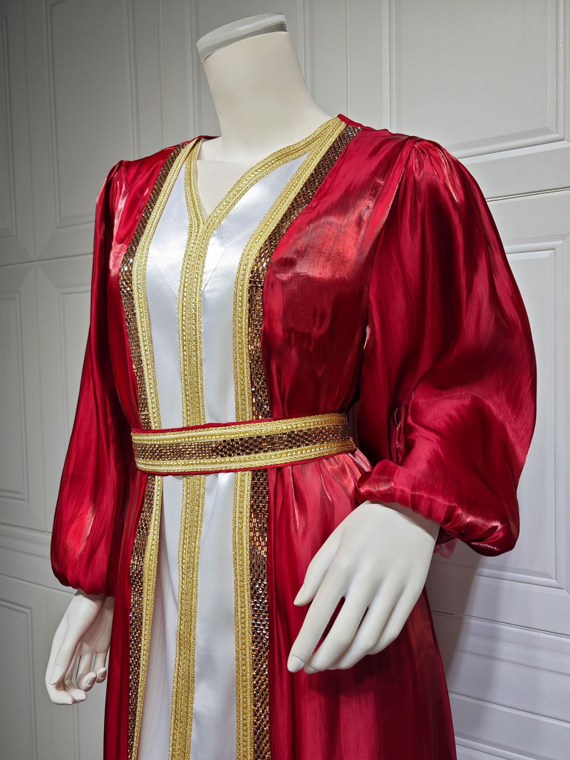 Abbigliamento Donna Moda Donna Abito in raso scintillante_voghion.com