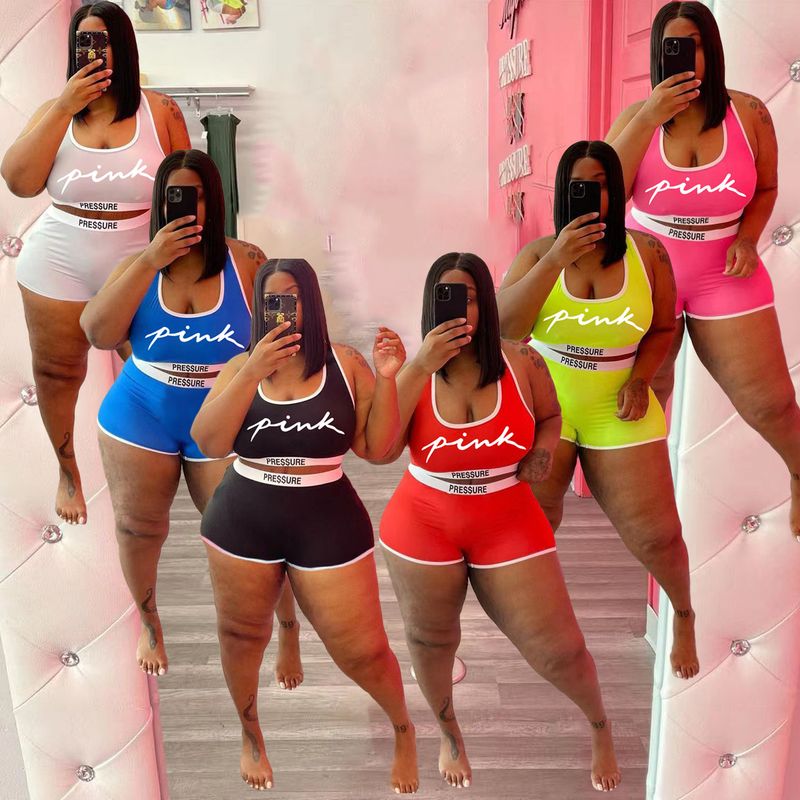Women's Clothing Independent Station Fashionable Casual Sexy Letter Print Swimsuit Two-piece Set_voghion.com