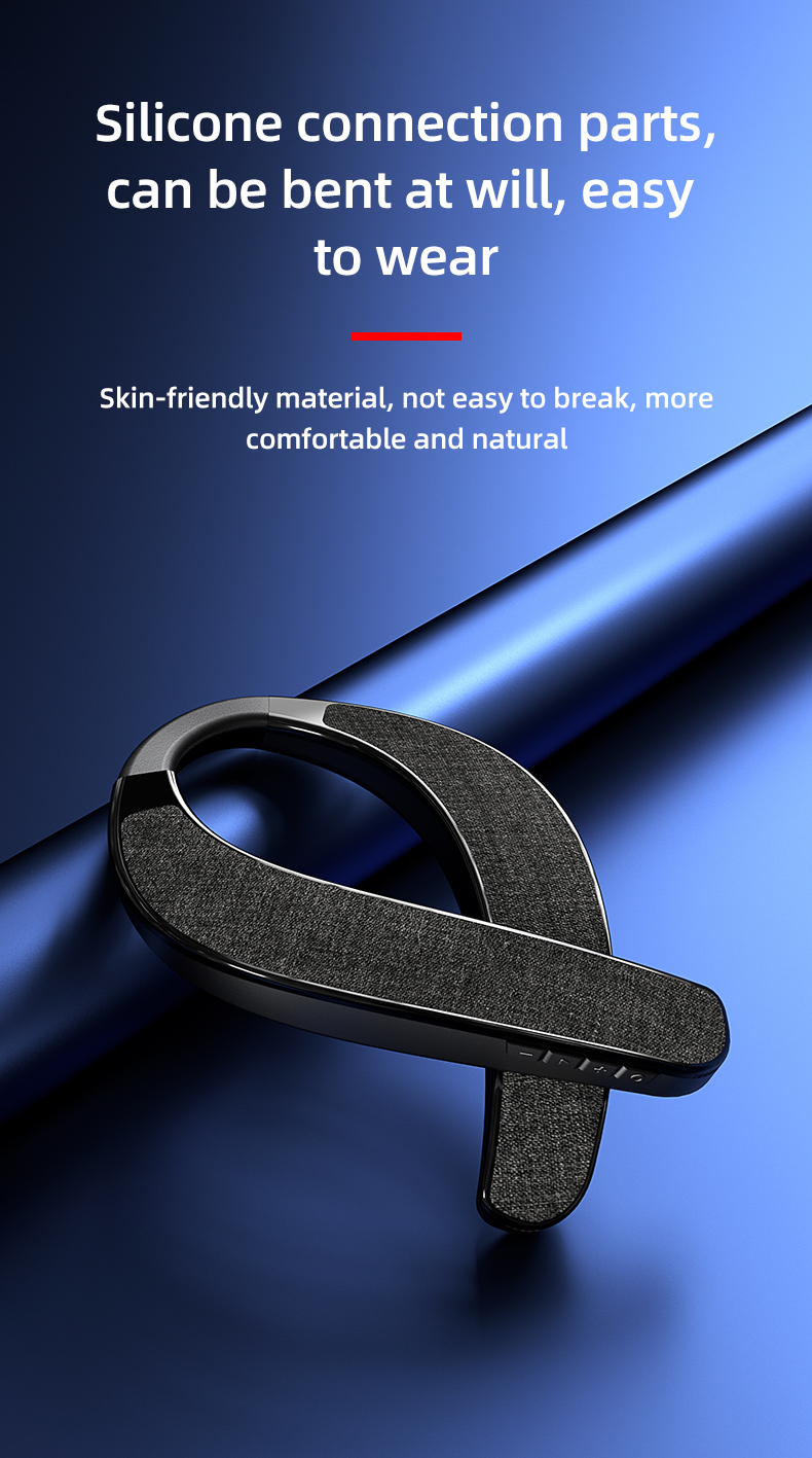 Neck Mount Bluetooth Speaker Wireless Wearable True Stereo Personal PortableSpeaker With Microphone Subwoofer Outdoor_voghion.com